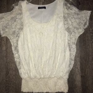 White Lace Top